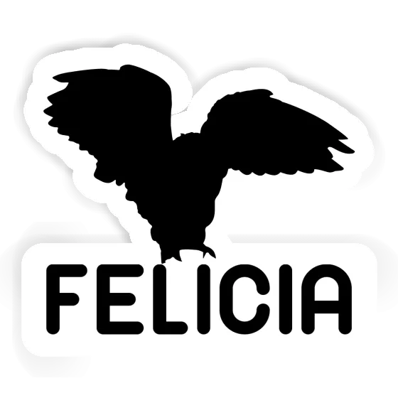 Hibou Autocollant Felicia Image