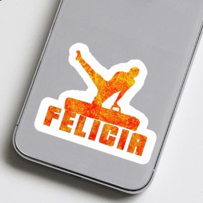 Gymnaste Autocollant Felicia Laptop Image