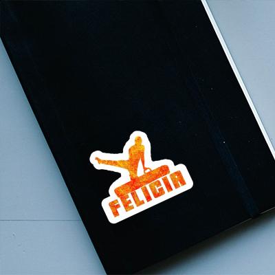 Gymnaste Autocollant Felicia Image