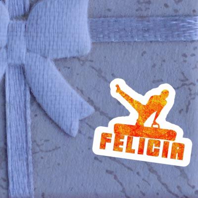 Gymnast Sticker Felicia Laptop Image