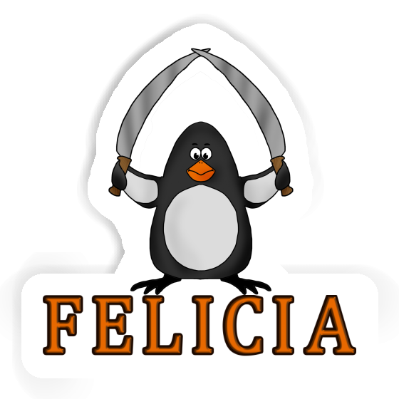 Autocollant Felicia Pingouin de combat Notebook Autocollant Felicia Pingouin de combat Notebook Image