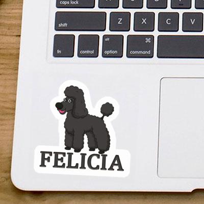 Autocollant Caniche Felicia Autocollant Caniche Felicia Image