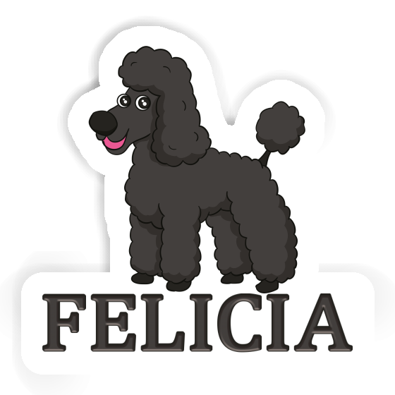 Autocollant Caniche Felicia Autocollant Caniche Felicia Image