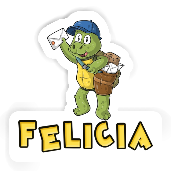 Postier Autocollant Felicia Laptop Postier Autocollant Felicia Laptop Image