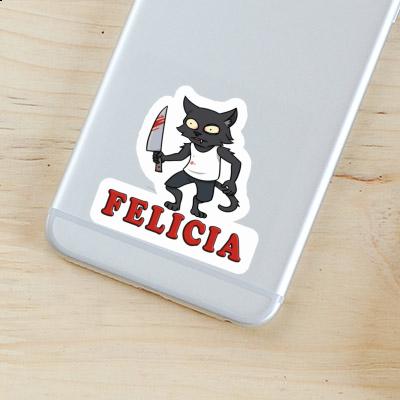Felicia Autocollant Chat psychopathe Notebook Felicia Autocollant Chat psychopathe Gift package Image