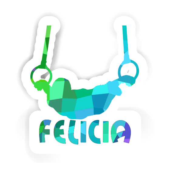 Autocollant Gymnaste aux anneaux Felicia Gift package Image