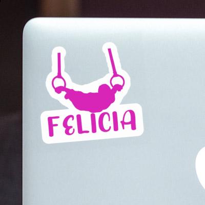 Ring gymnast Sticker Felicia Notebook Image