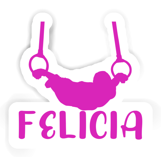 Ring gymnast Sticker Felicia Laptop Image