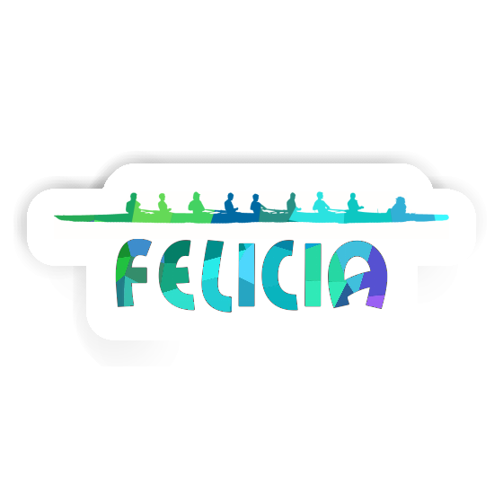 Autocollant Felicia Bateau à rames Image