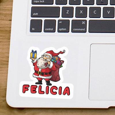 Autocollant Père Noël Felicia Gift package Image
