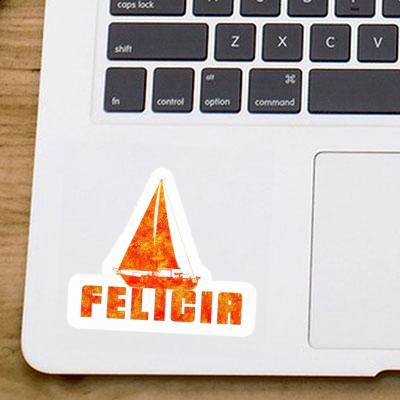 Felicia Sticker Sailboat Notebook Felicia Sticker Sailboat Gift package Image