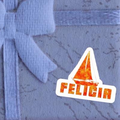 Felicia Sticker Sailboat Notebook Felicia Sticker Sailboat Gift package Image