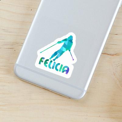 Felicia Sticker Skier Felicia Sticker Skier Image