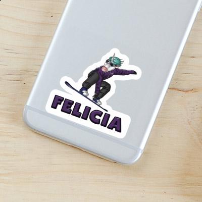 Sticker Felicia Snowboarder Gift package Image