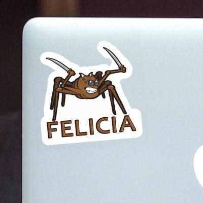 Sticker Kampfspinne Felicia Notebook Sticker Kampfspinne Felicia Gift package Image