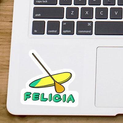 Felicia Aufkleber Stand Up Paddle Notebook Image