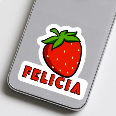 Autocollant Fraise Felicia Laptop Image