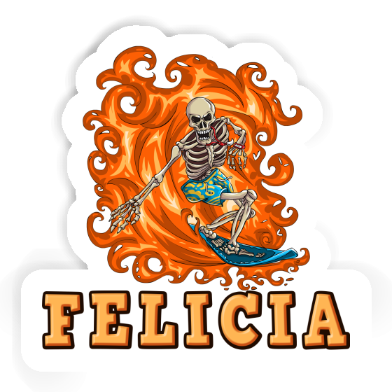 Felicia Sticker Surfer Gift package Image
