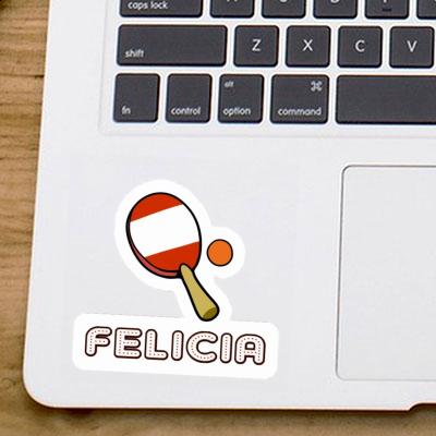 Table Tennis Paddle Sticker Felicia Notebook Table Tennis Paddle Sticker Felicia Gift package Image