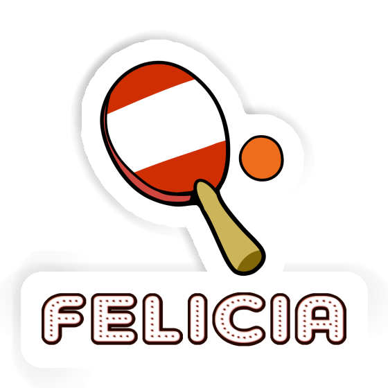 Felicia Autocollant Raquette de ping-pong Notebook Felicia Autocollant Raquette de ping-pong Gift package Image