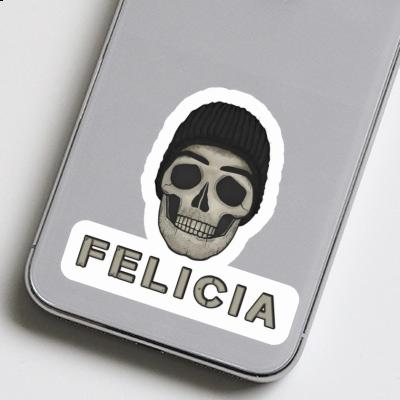 Felicia Aufkleber Totenkopf Laptop Felicia Aufkleber Totenkopf Laptop Image