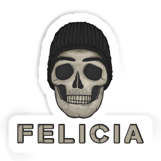 Felicia Aufkleber Totenkopf Notebook Felicia Aufkleber Totenkopf Gift package Image