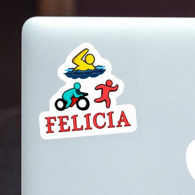 Autocollant Felicia Triathlète Gift package Image