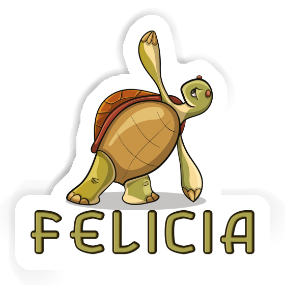 Felicia Autocollant Tortue yoga Felicia Autocollant Tortue yoga Image