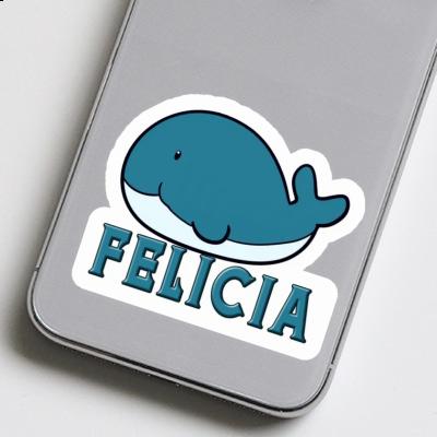 Sticker Whale Fish Felicia Notebook Sticker Whale Fish Felicia Gift package Image