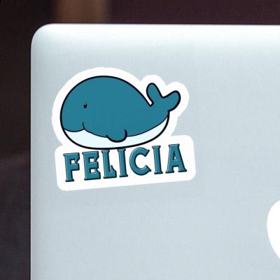 Sticker Whale Fish Felicia Notebook Sticker Whale Fish Felicia Notebook Image