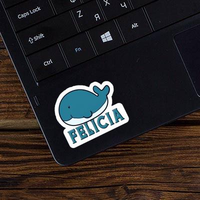 Sticker Whale Fish Felicia Notebook Sticker Whale Fish Felicia Gift package Image