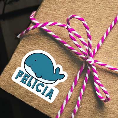 Sticker Whale Fish Felicia Laptop Sticker Whale Fish Felicia Laptop Image