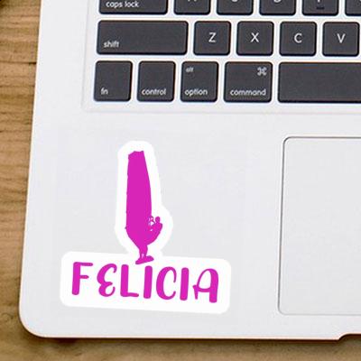 Autocollant Felicia véliplanchiste Notebook Autocollant Felicia véliplanchiste Gift package Image