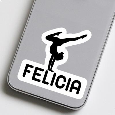 Sticker Felicia Yoga Woman Gift package Image