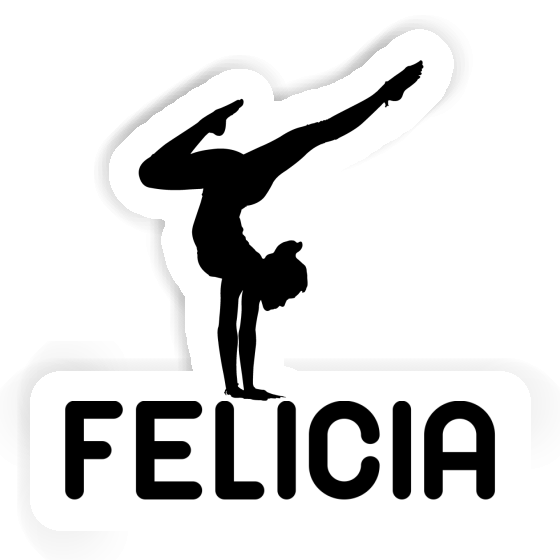 Autocollant Femme de yoga Felicia Notebook Autocollant Femme de yoga Felicia Gift package Image