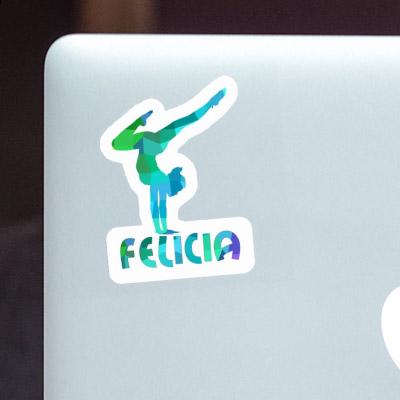 Sticker Yoga-Frau Felicia Notebook Sticker Yoga-Frau Felicia Gift package Image