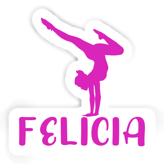 Autocollant Felicia Femme de yoga Notebook Autocollant Felicia Femme de yoga Notebook Image
