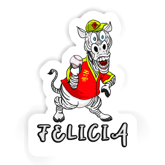 Sticker Felicia Baseball Player Sticker Felicia Baseball Player Image