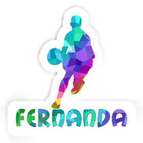 Fernanda Sticker Basketball Player Image