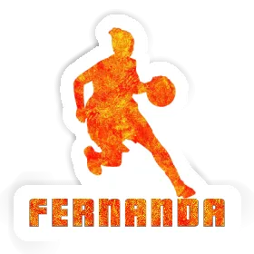 Fernanda Sticker Basketballspielerin Image