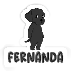 Fernanda Sticker Labrador Image