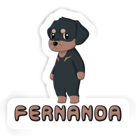 Fernanda Autocollant Rottweiler Image