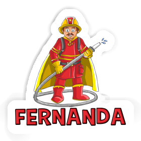 Fernanda Sticker Firefighter Image