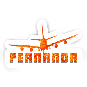 Flugzeug Sticker Fernanda Image