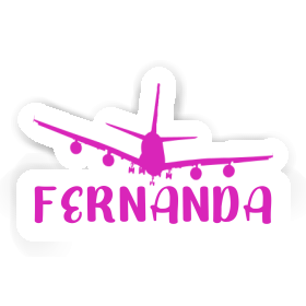 Fernanda Aufkleber Flugzeug Image