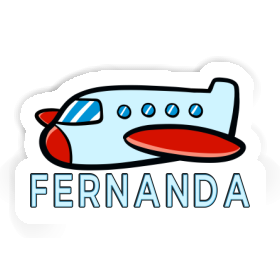 Airplane Sticker Fernanda Image