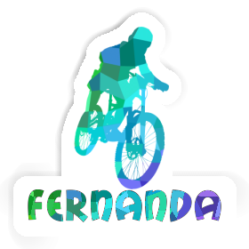 Sticker Fernanda Freeride Biker Image