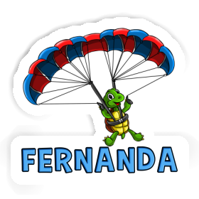 Gleitschirmflieger Sticker Fernanda Image