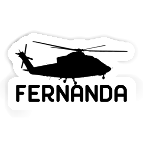 Fernanda Aufkleber Hubschrauber Image