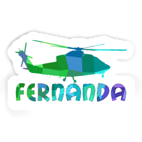 Sticker Fernanda Helikopter Image